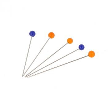 GLASS HEAD PINS ULTRA FINES 36mm - 0,4mm (Inhalt 100 Stück),